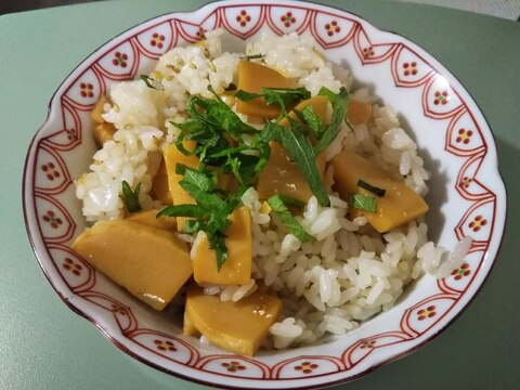 筍と大葉の混ぜご飯